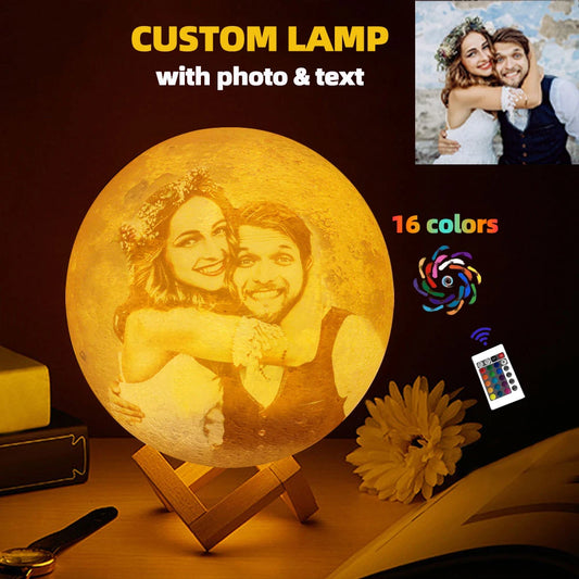 Valwaria LunaGlow-Personalized 3D Moon Lamp