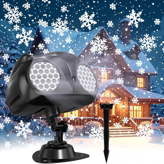 Valwaria SnowGlow– Dynamic Snowflake Projector Light