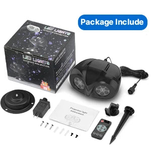 Valwaria SnowGlow– Dynamic Snowflake Projector Light
